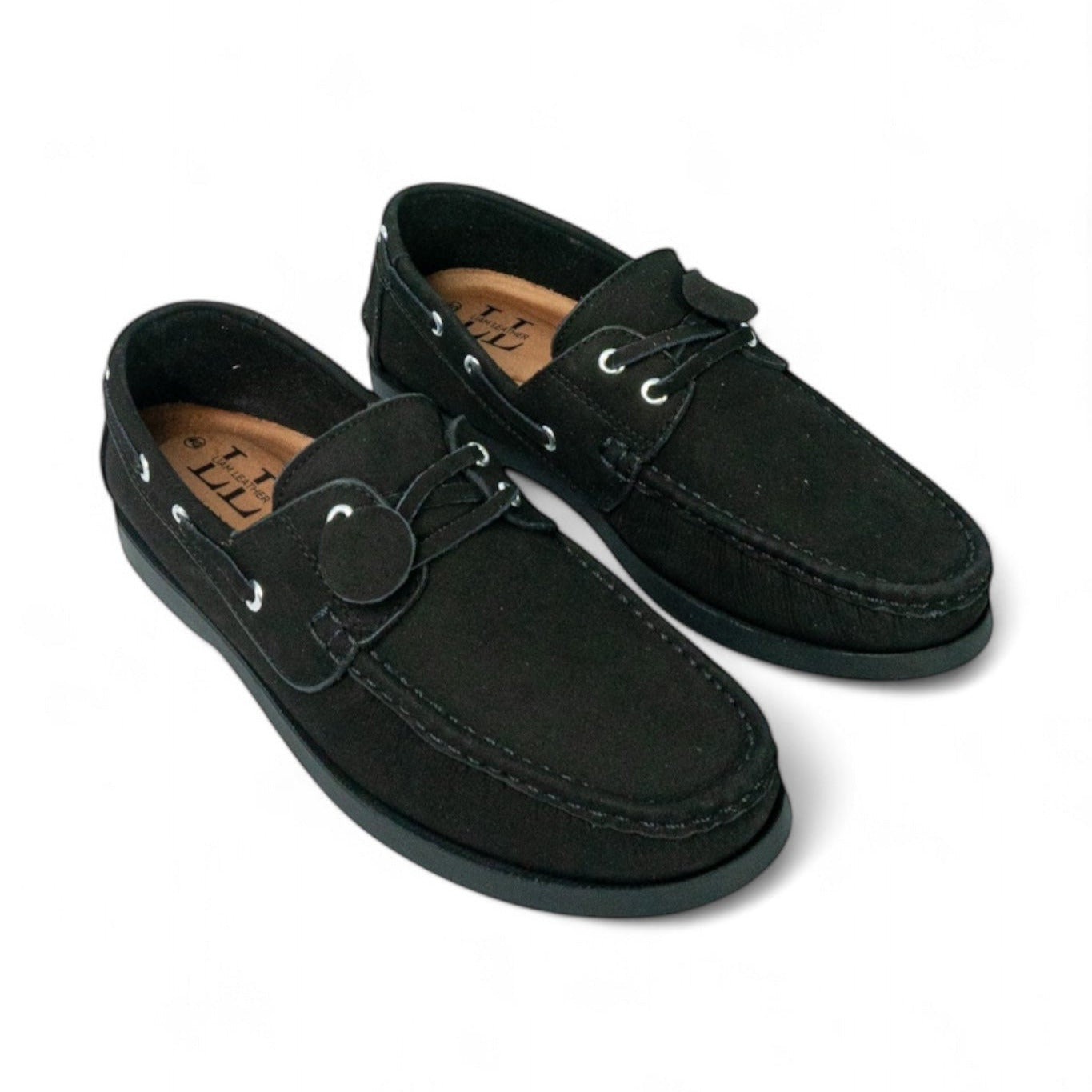 Mocasin Apache Unicolor - Nobuck Negro