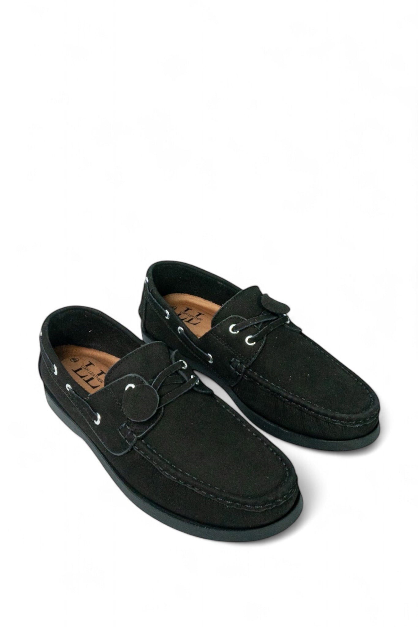 Mocasin Apache Unicolor - Nobuck Negro