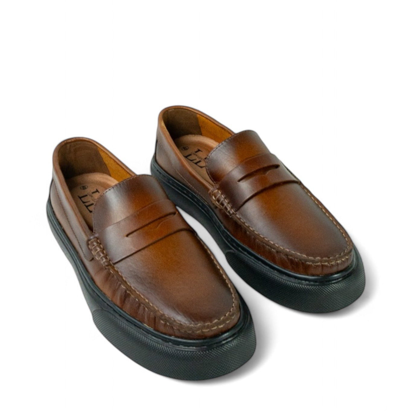 Mocasin Penny Loafers - Miel Aerogarfo suela negra