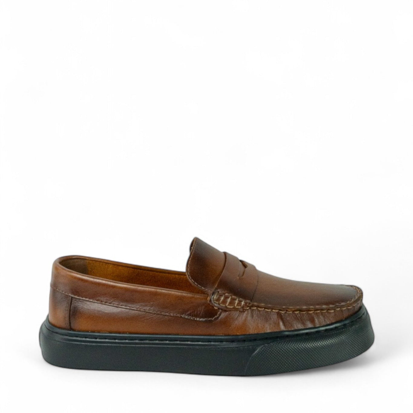 Mocasin Penny Loafers - Miel Aerogarfo suela negra