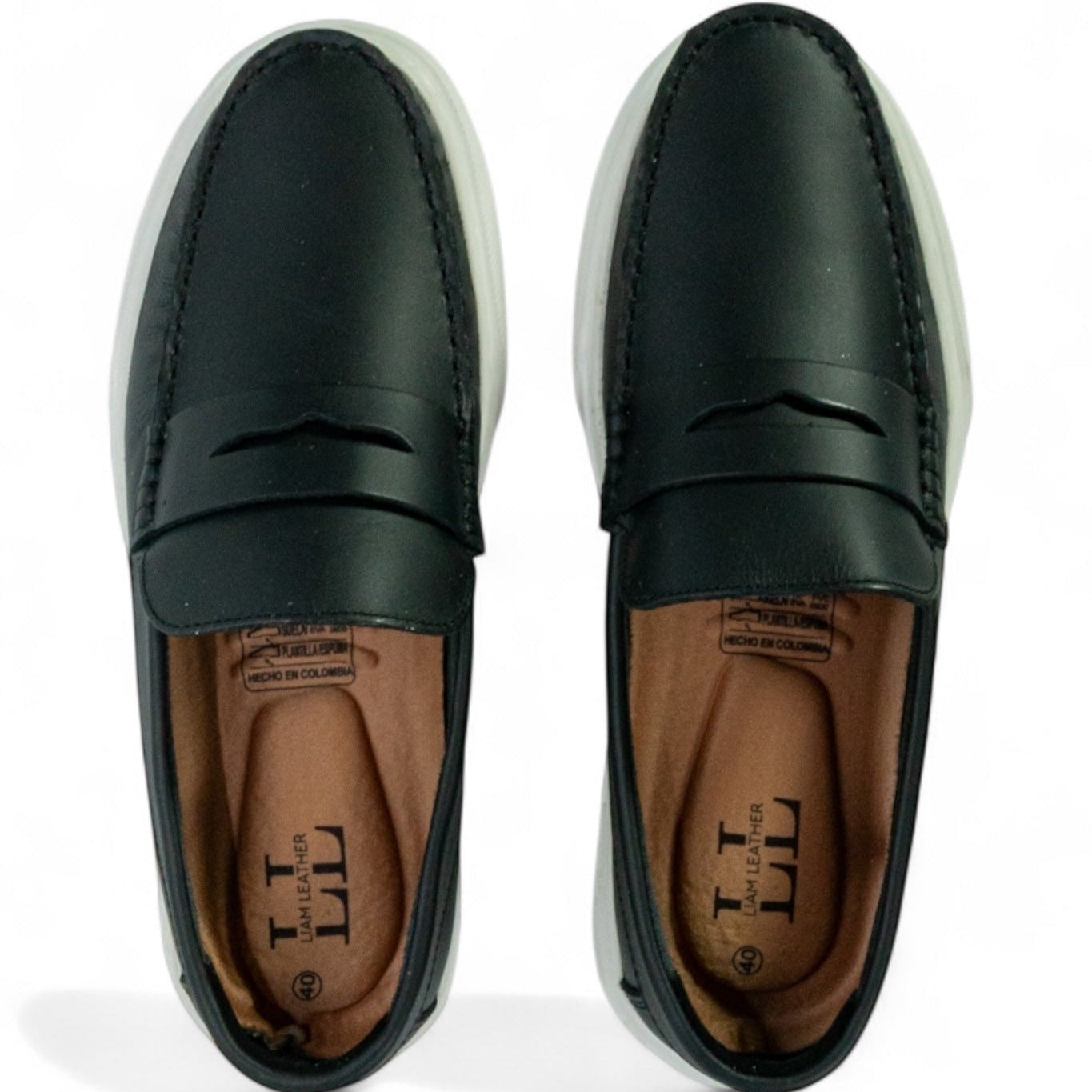 Mocasin Penny Loafers - Negro