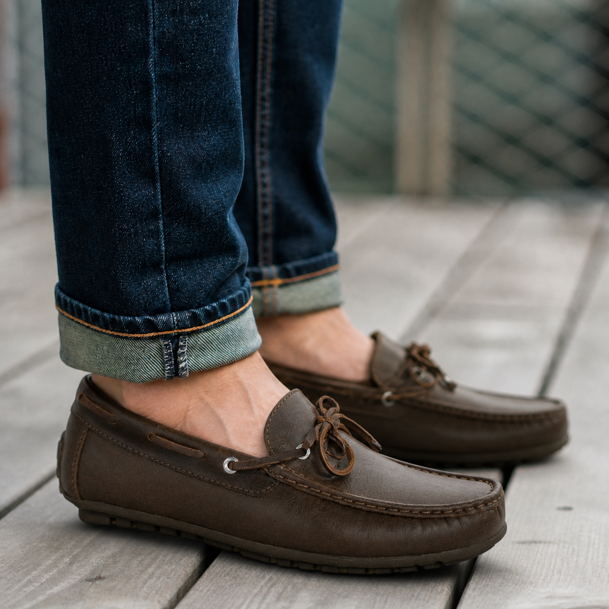 Mocasin Driver - Miel Oscuro graso