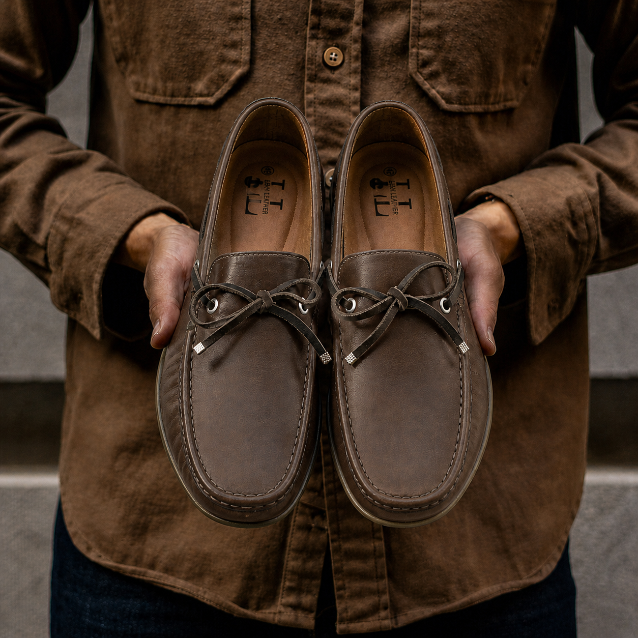Mocasin Driver - Miel Oscuro graso
