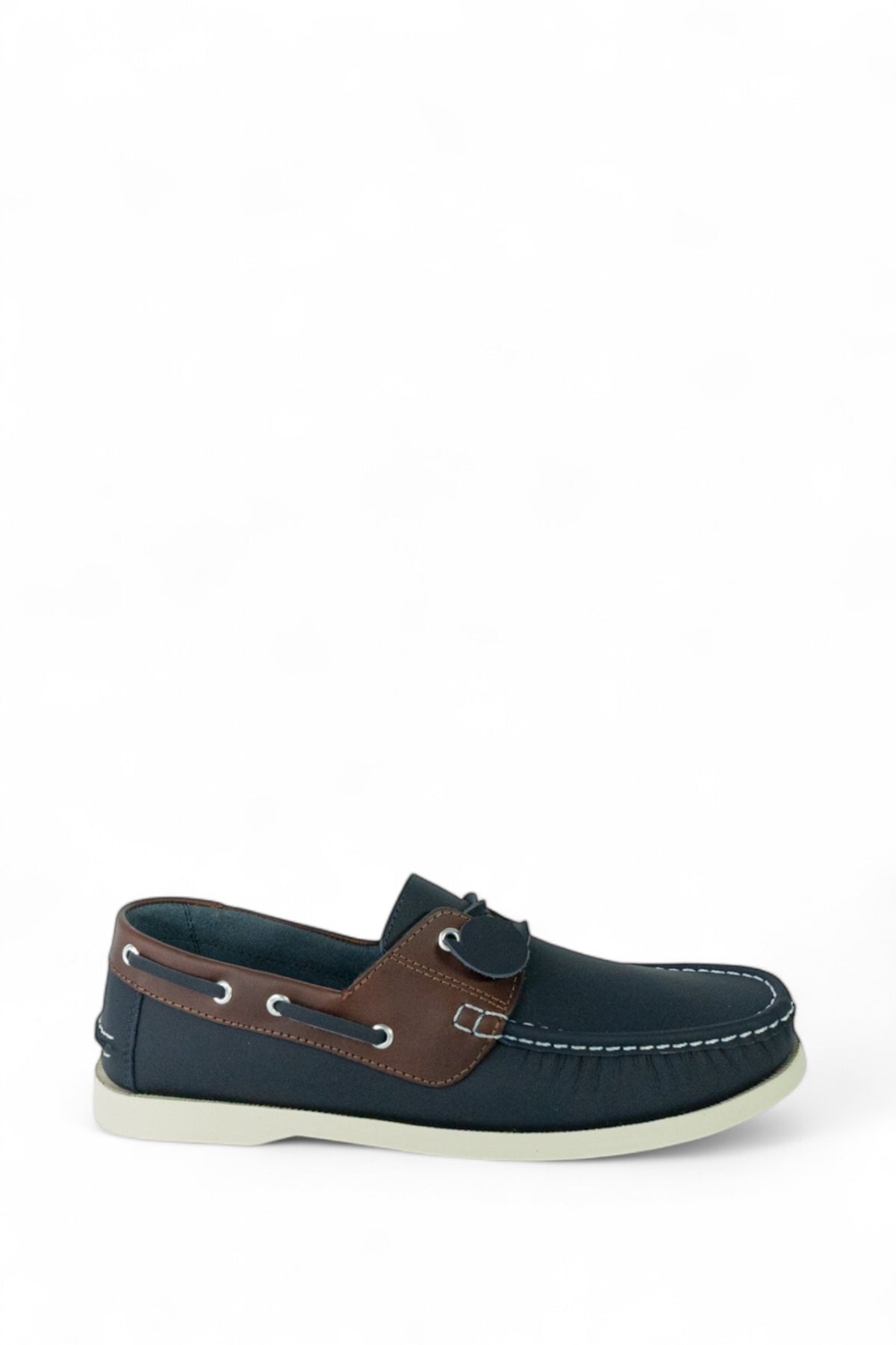 Mocasin Apache Combinado - Azul Cogñac