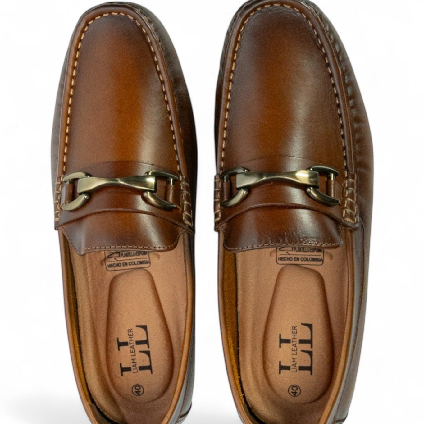 Mocasin Boston - Miel Aerografiado