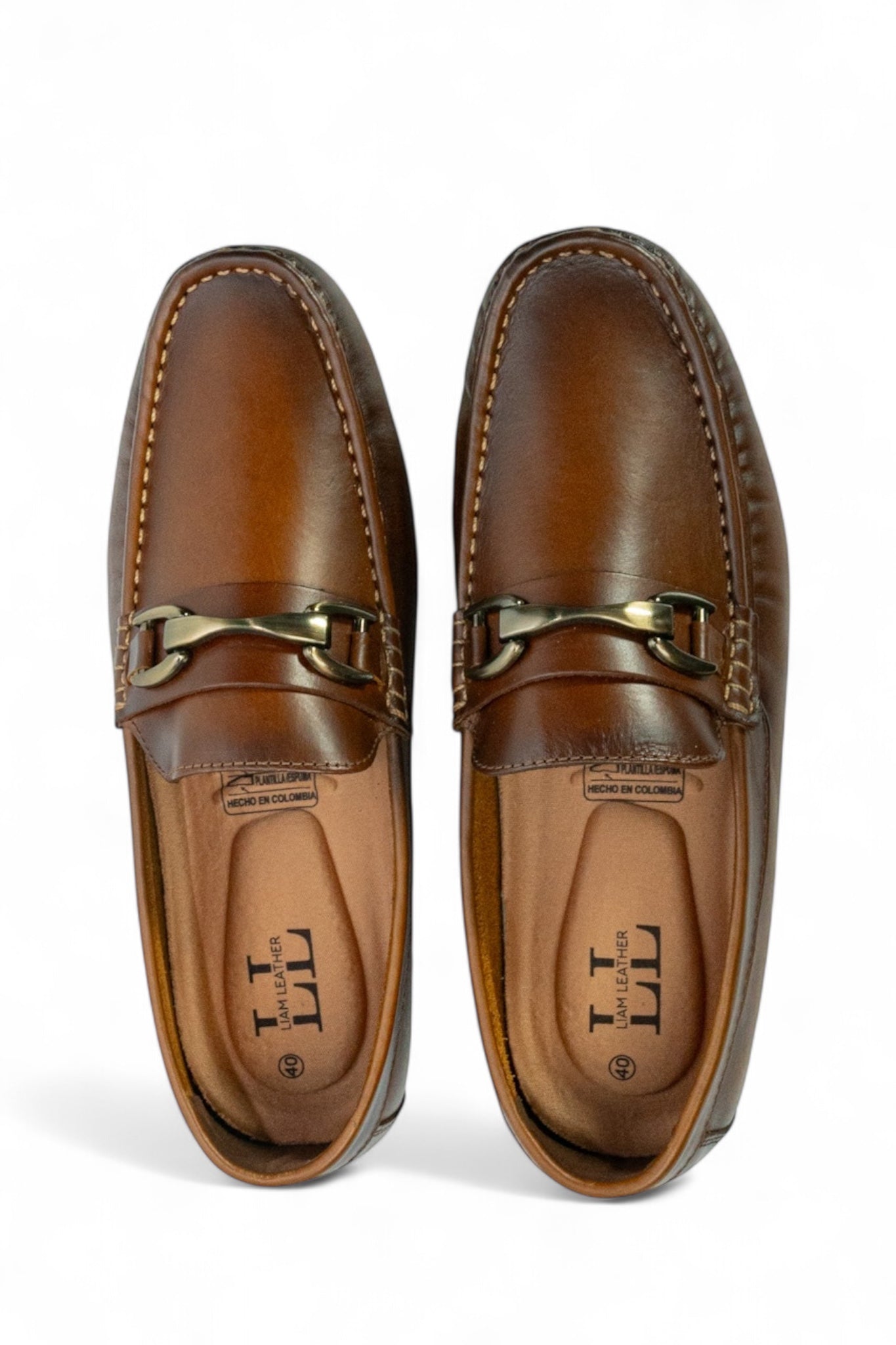 Mocasin Boston - Miel Aerografiado