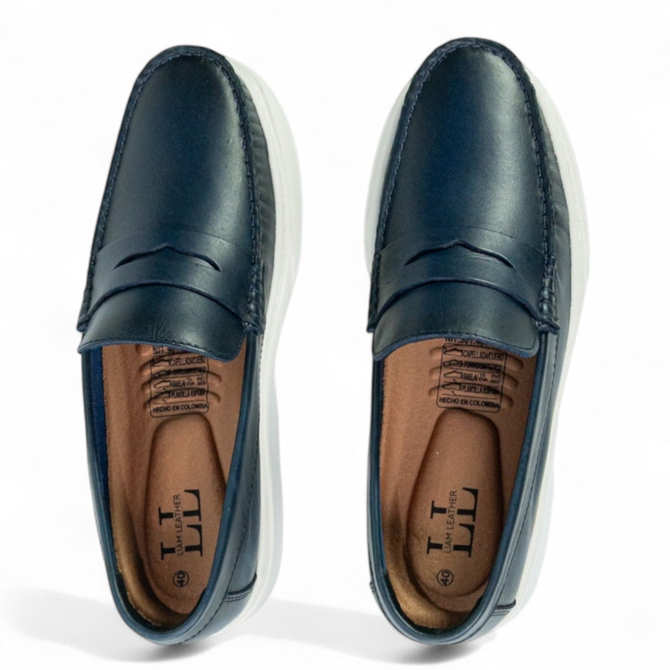 Mocasin Penny Loafers - Azul