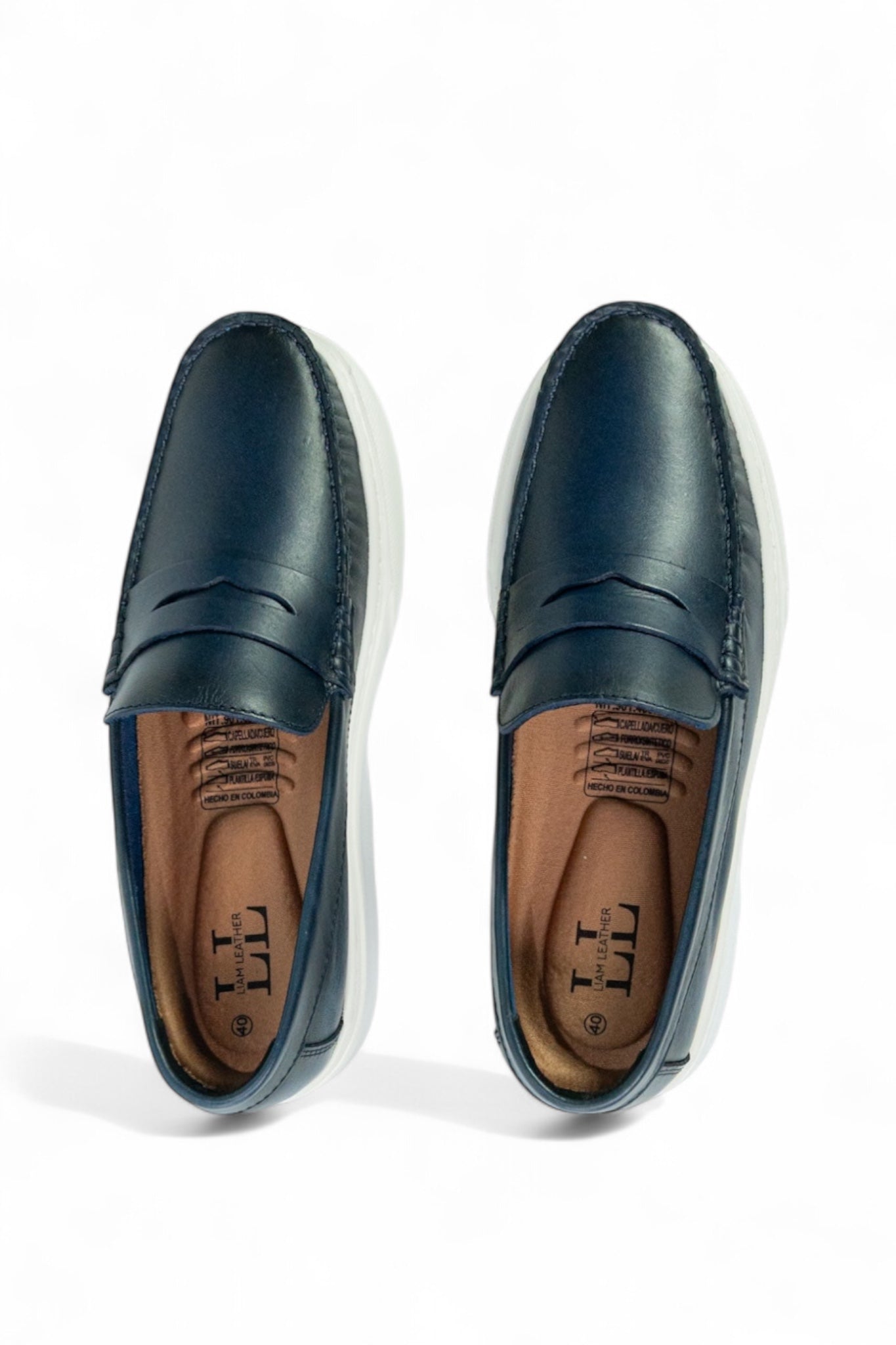 Mocasin Penny Loafers - Azul