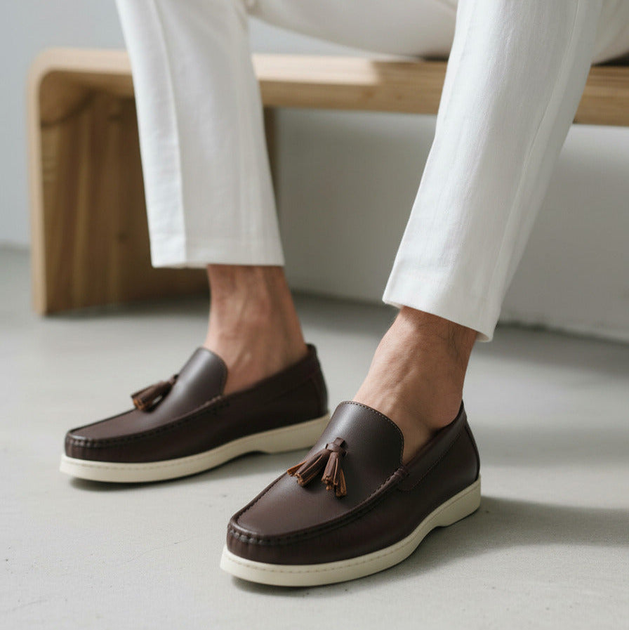 Mocasin de cuero para hombre Antonelo