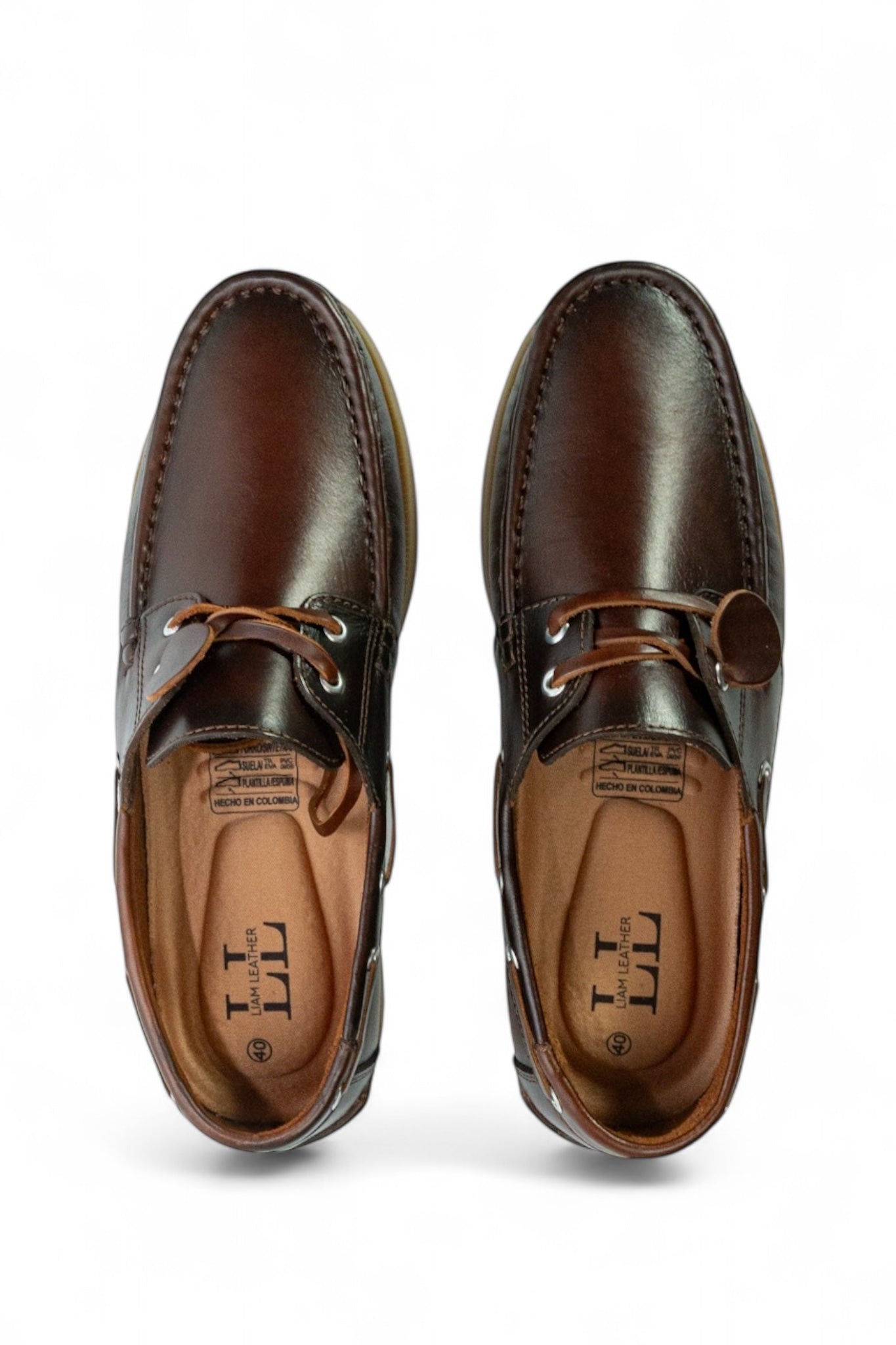 Mocasin Apache Unicolor - Cogñac Aerografo