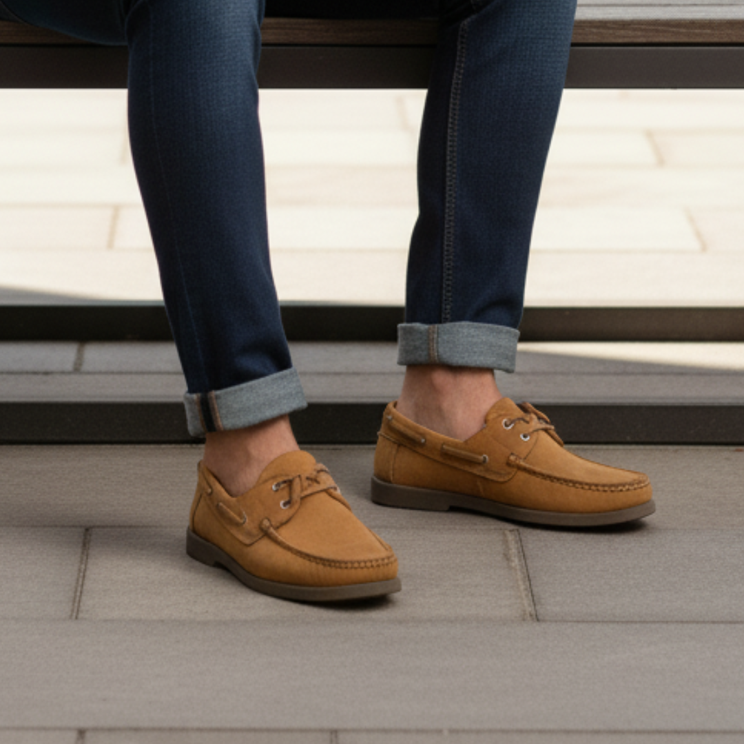 Mocasin Apache Unicolor - Nobuck Siena