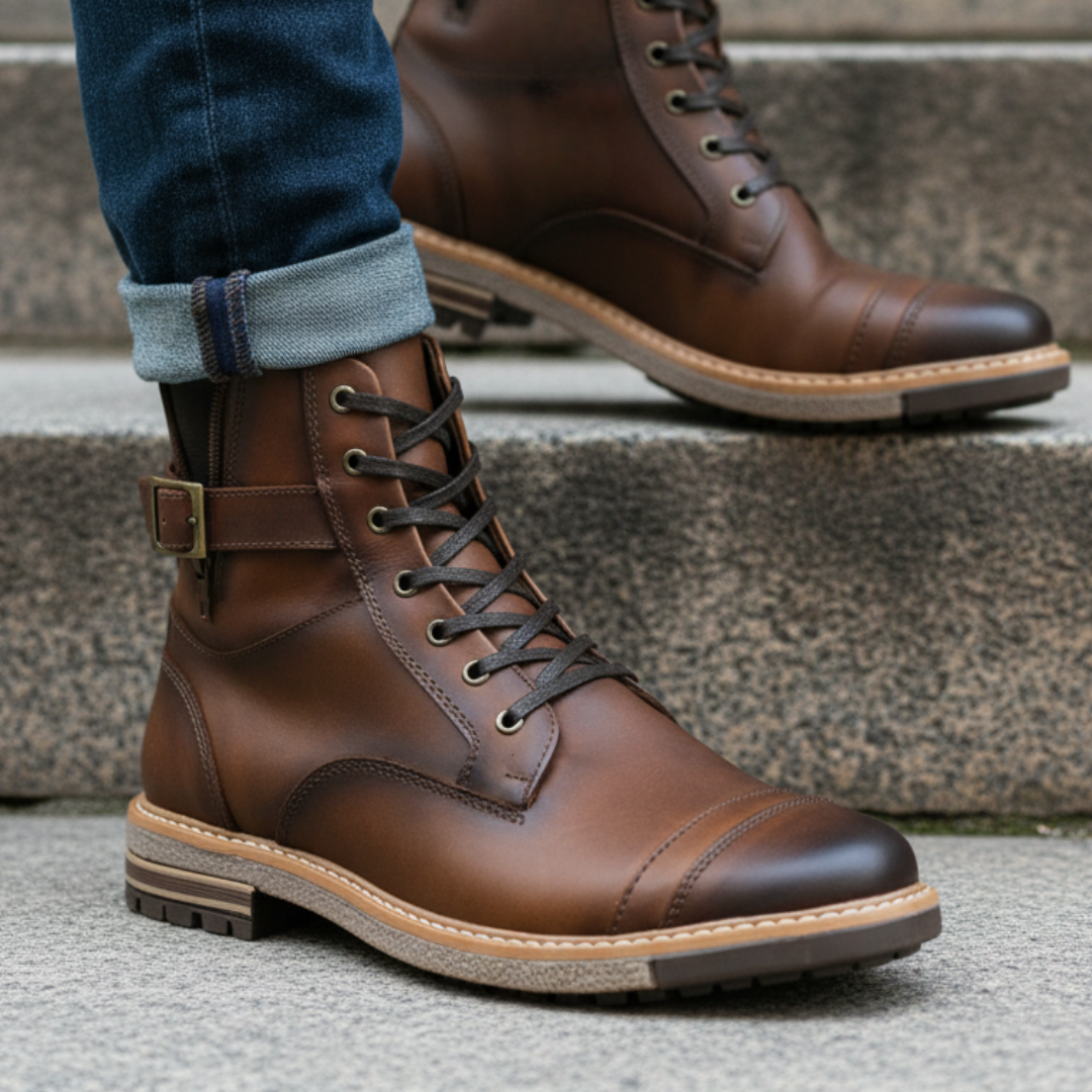 Botas Milan Miel Aerografiada