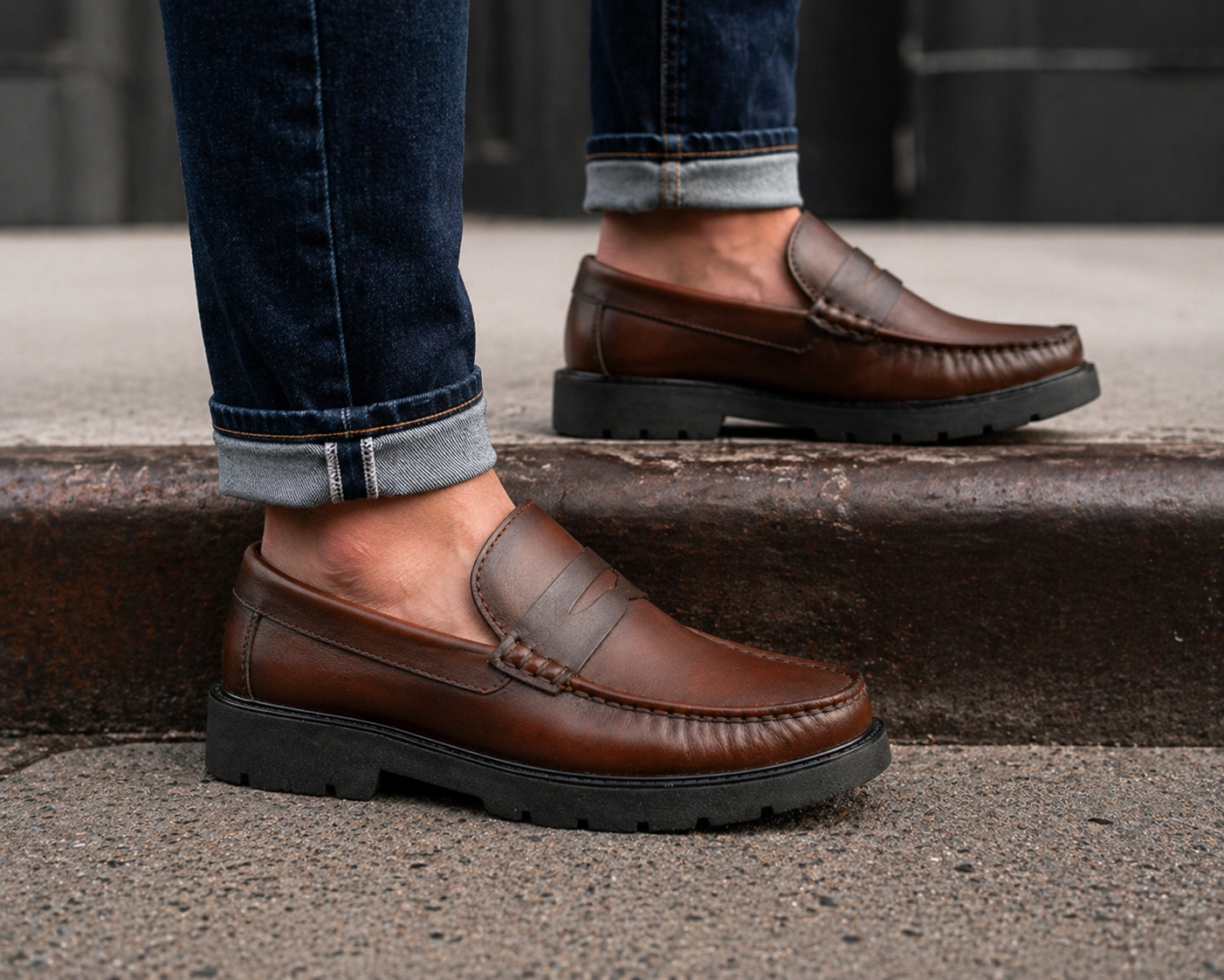 Mocasin Monaco - Cogñac Aerógrafo