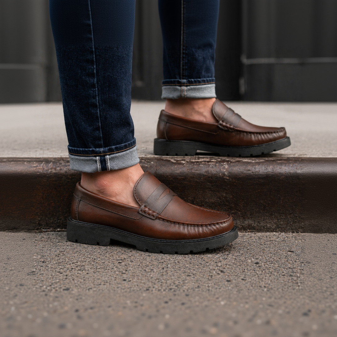 Mocasin Monaco - Cogñac Aerógrafo