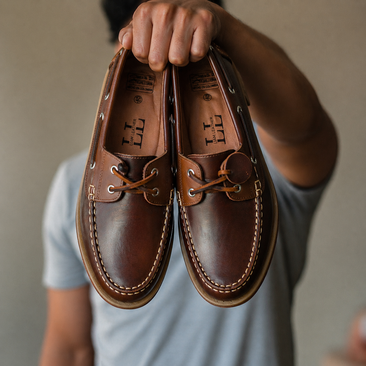 Mocasin Apache Combinado - Cogñac Miel