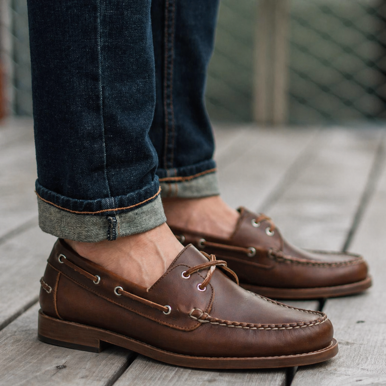 Mocasin Apache Combinado - Miel Coñac