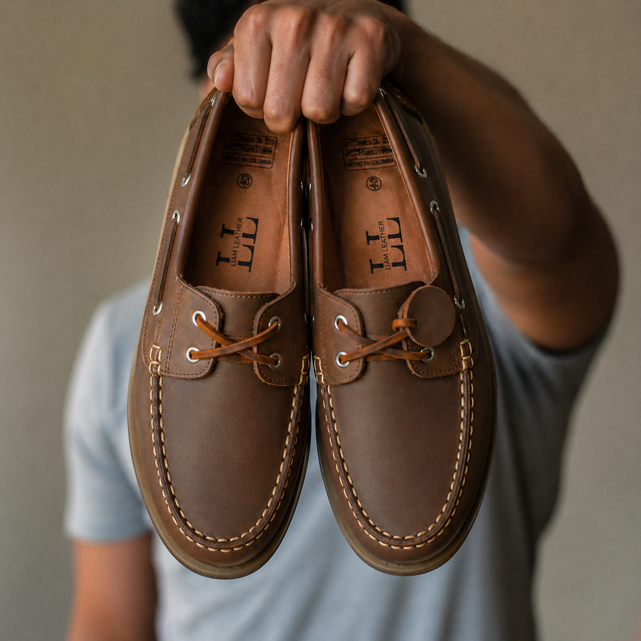Mocasin Apache Combinado - Miel Coñac
