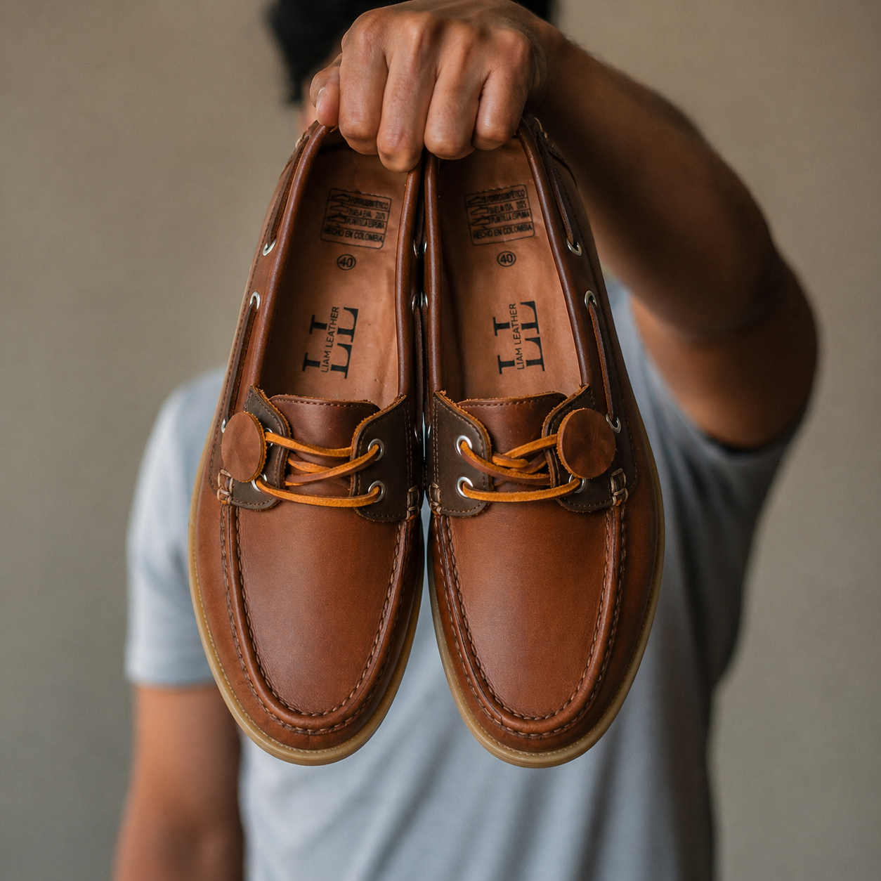 Mocasin Apache Combinado - Miel café