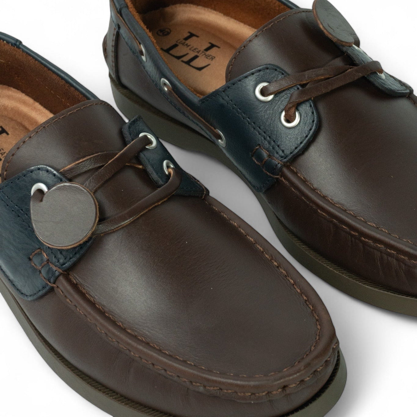 Mocasin Apache Combinado - Otoño Azul