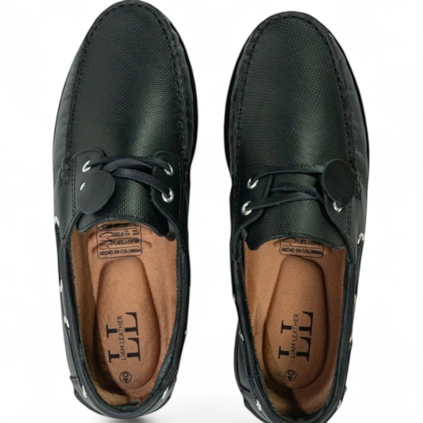 Mocasin Apache Unicolor - Negro