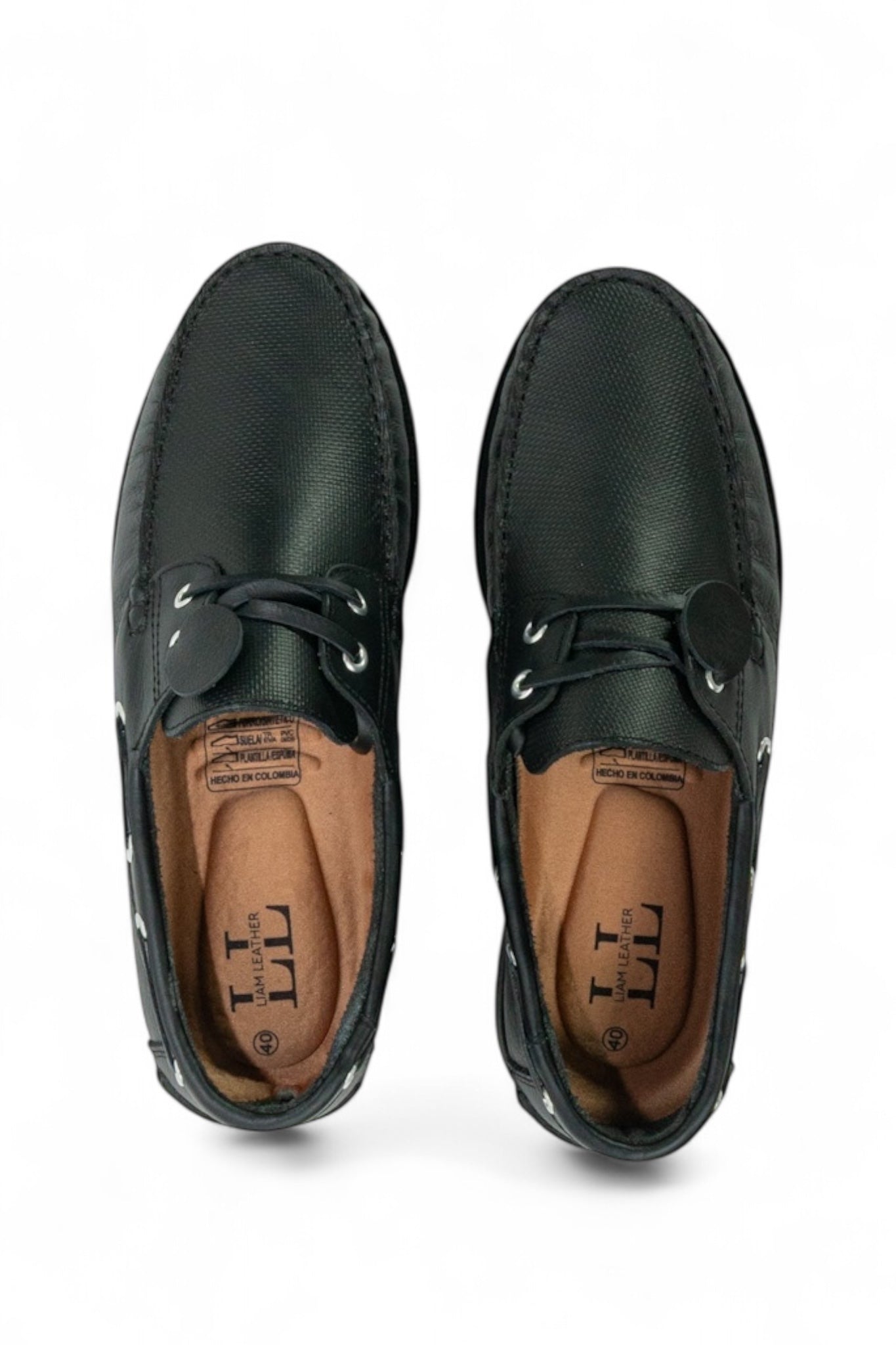 Mocasin Apache Unicolor - Negro