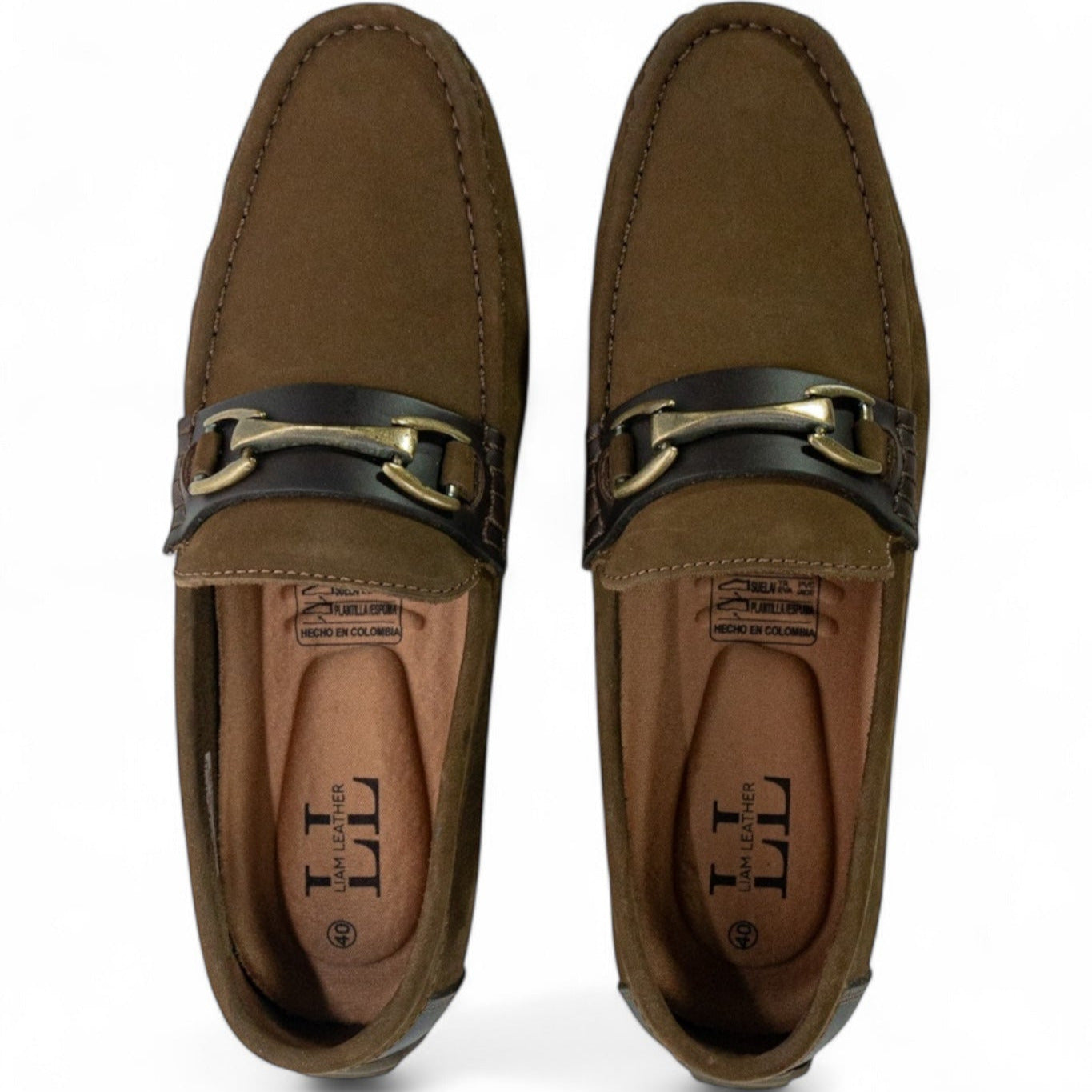 Mocasin Boston - Nobuck Bisont café