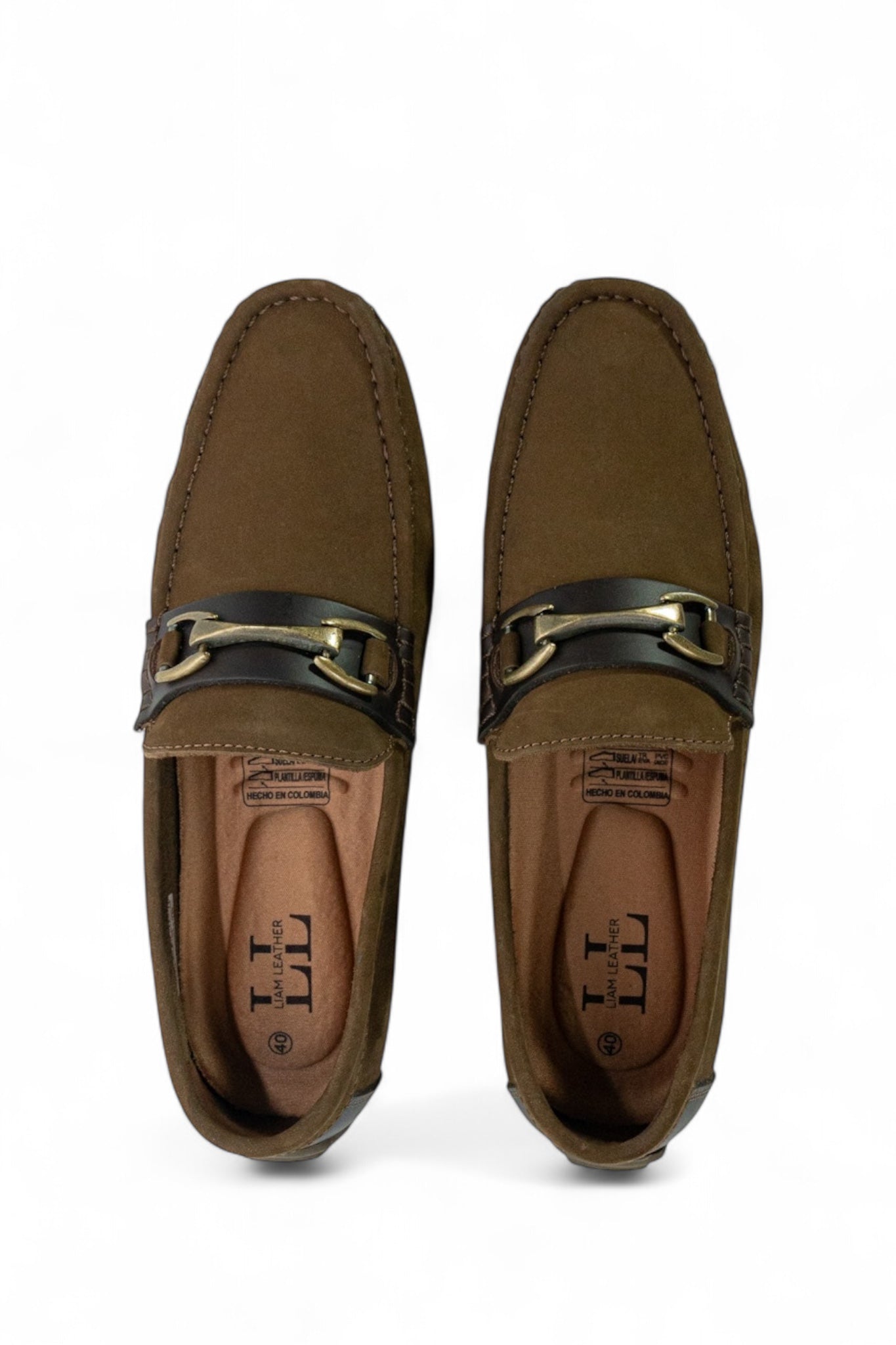 Mocasin Boston - Nobuck Bisont café