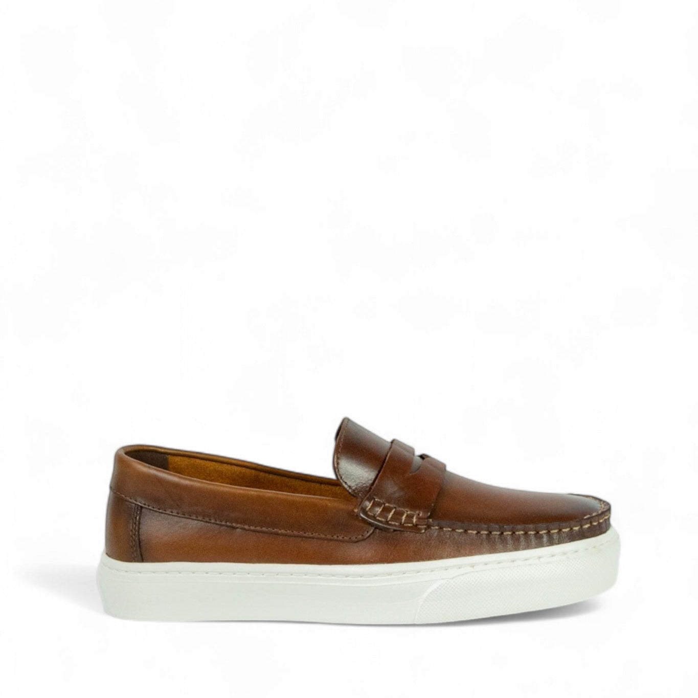 Mocasin Penny Loafers - Miel Aerografo