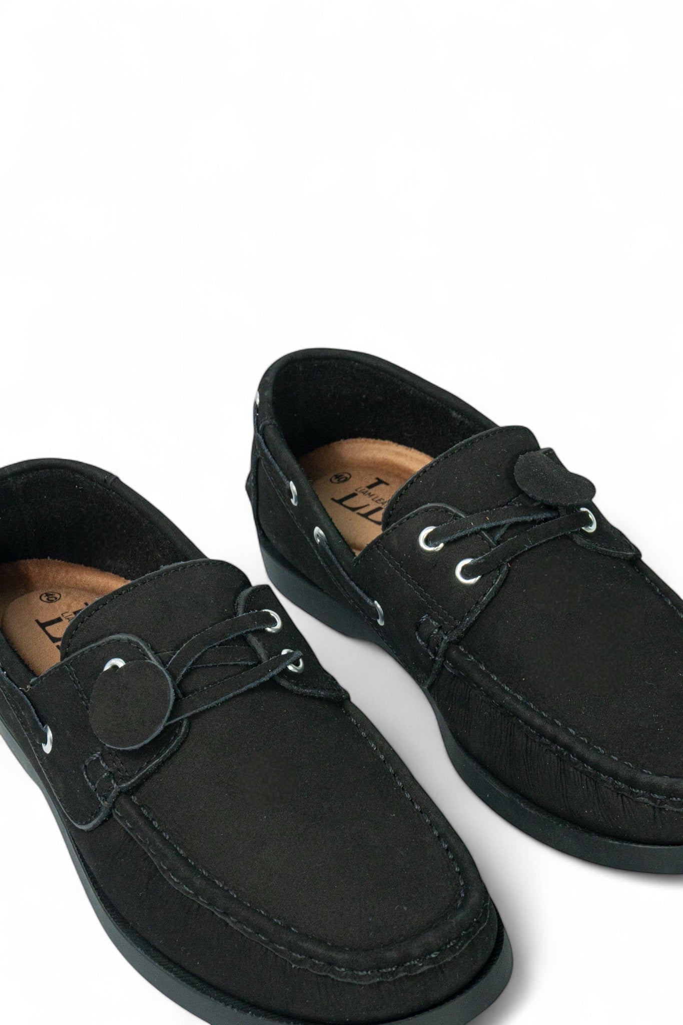 Mocasin Apache Unicolor - Nobuck Negro