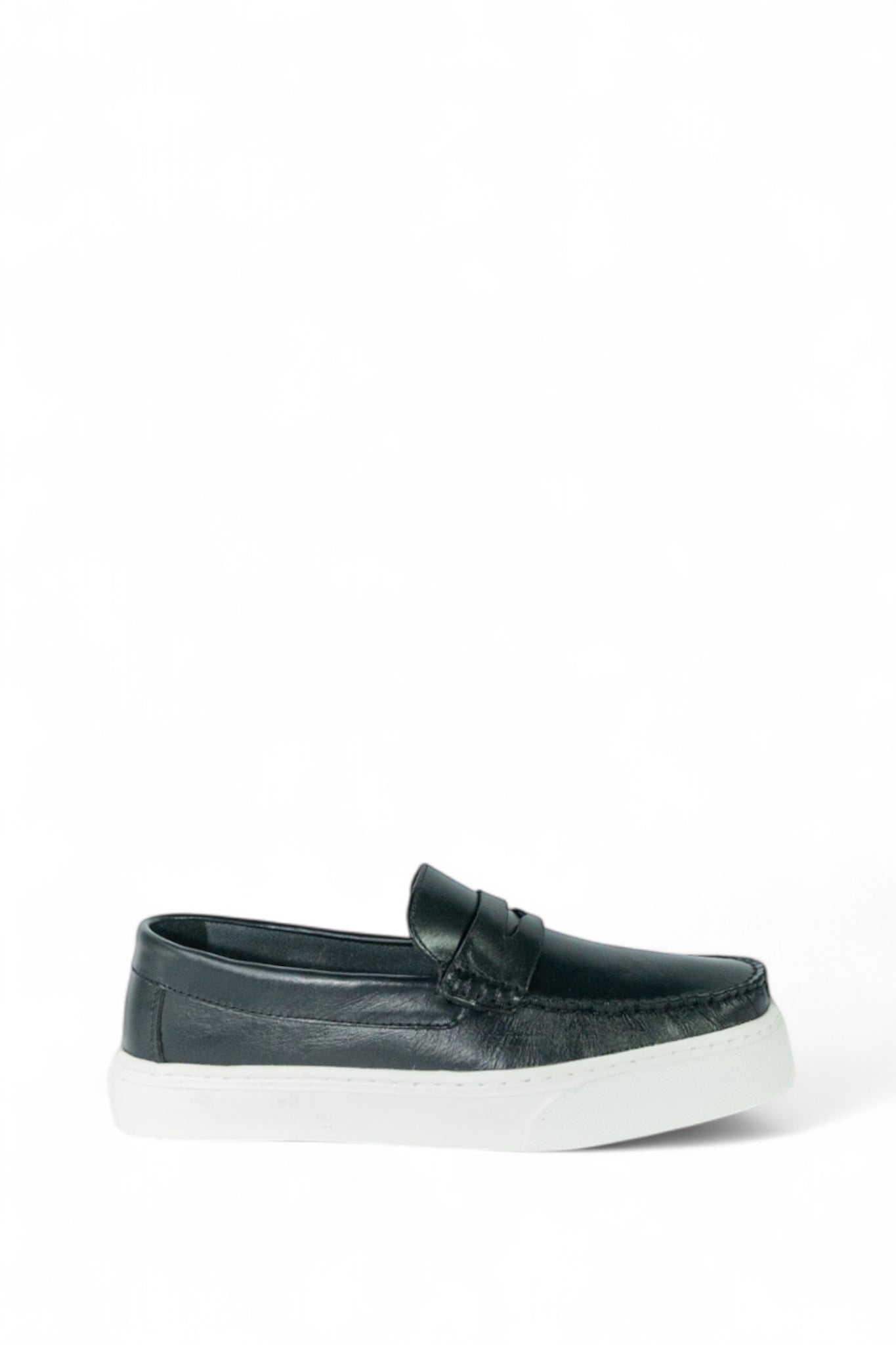 Mocasin Penny Loafers - Negro Brillante