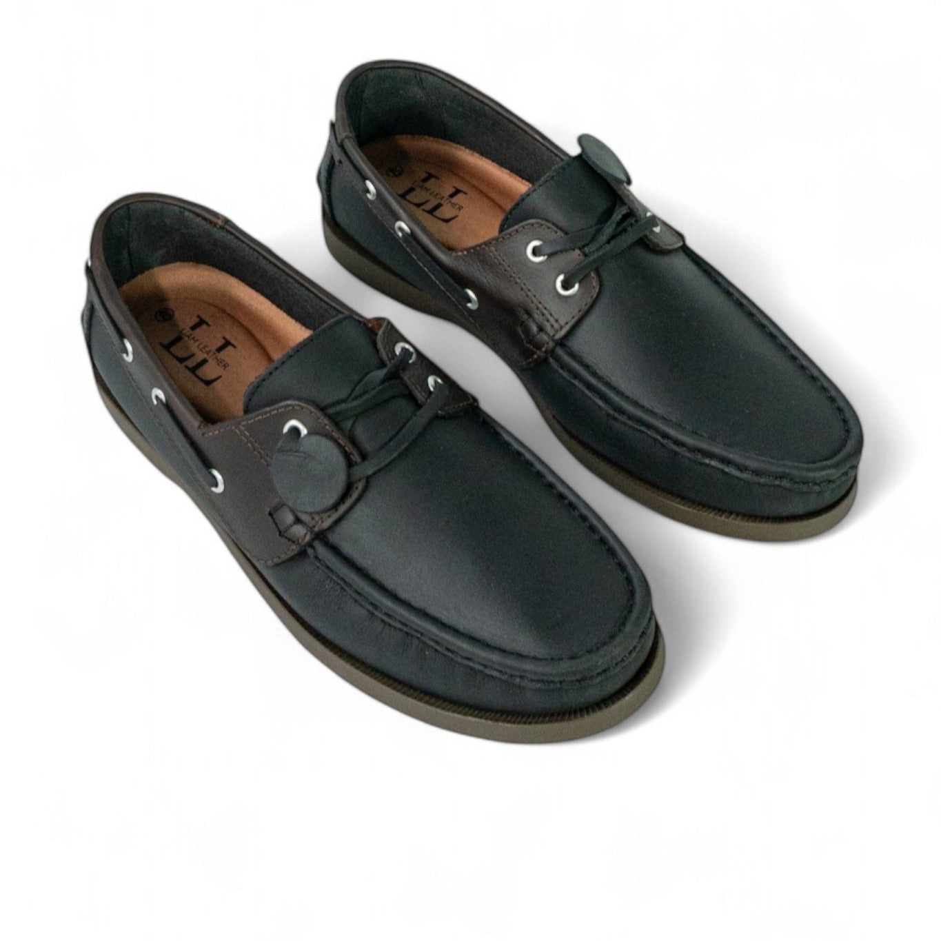 Mocasin Apache Combinado - Negro Cafe