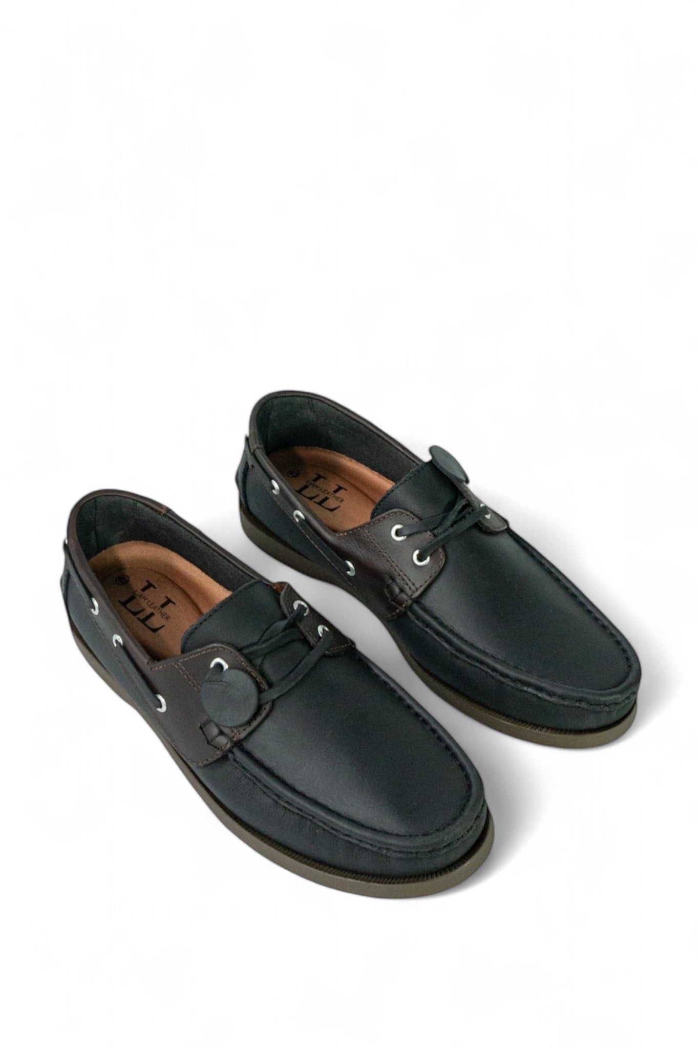 Mocasin Apache Combinado - Negro Cafe