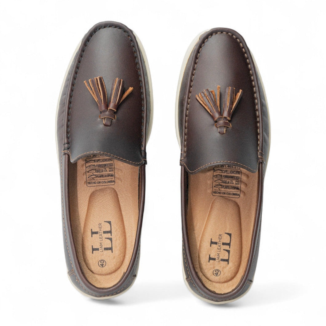 Mocasin de cuero para hombre Antonelo