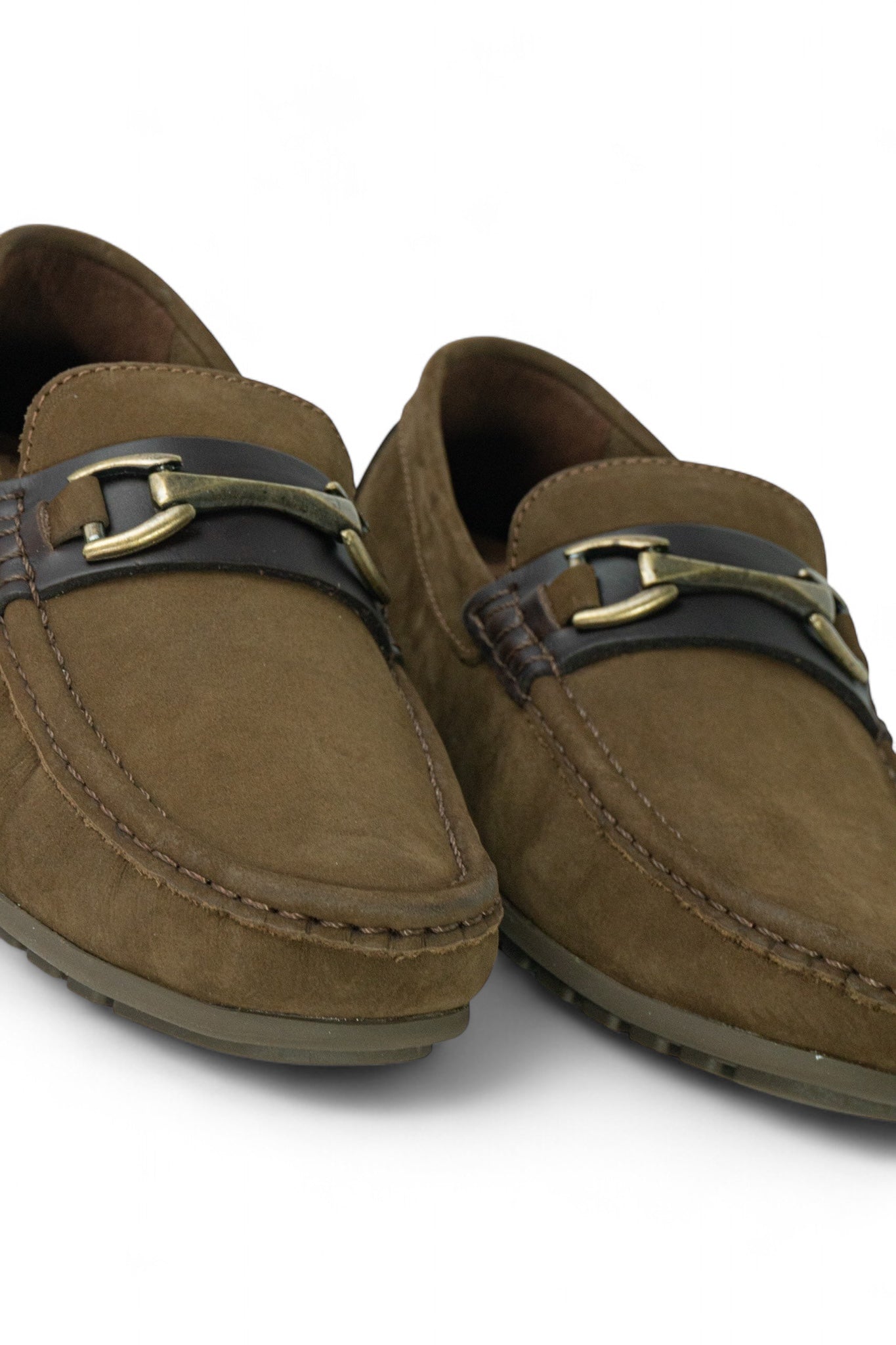 Mocasin Boston - Nobuck Bisont café