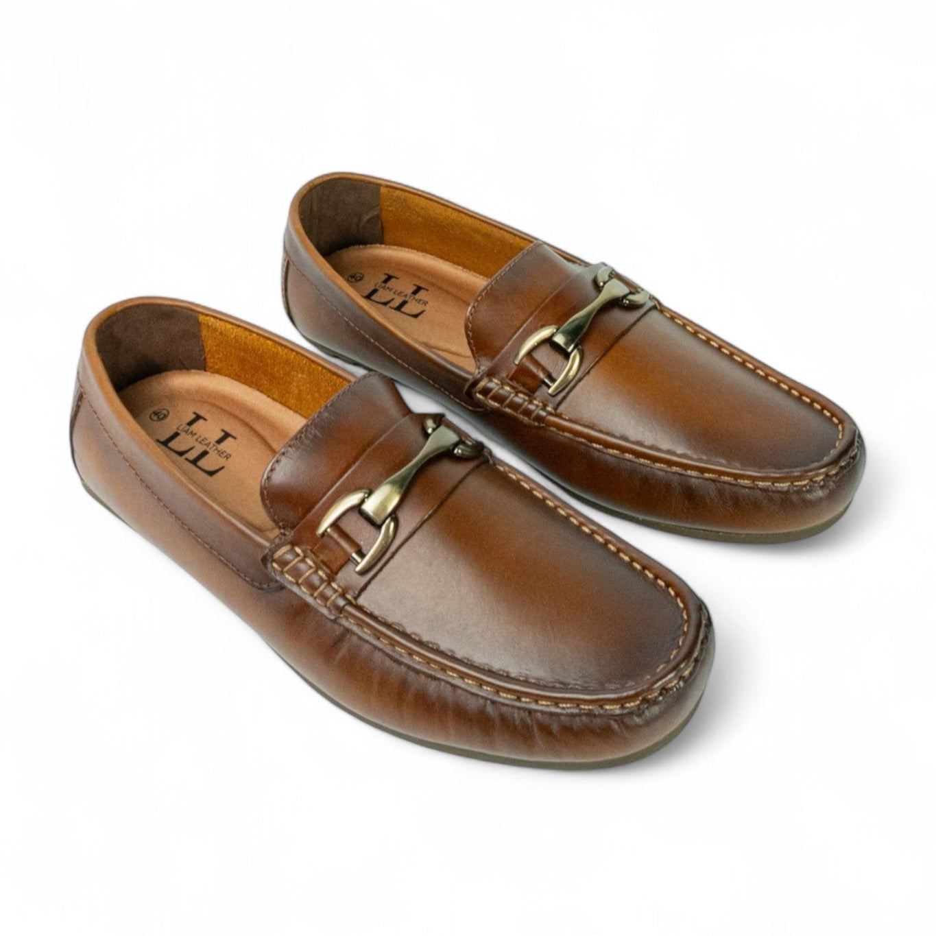 Mocasin Boston - Miel Aerografiado