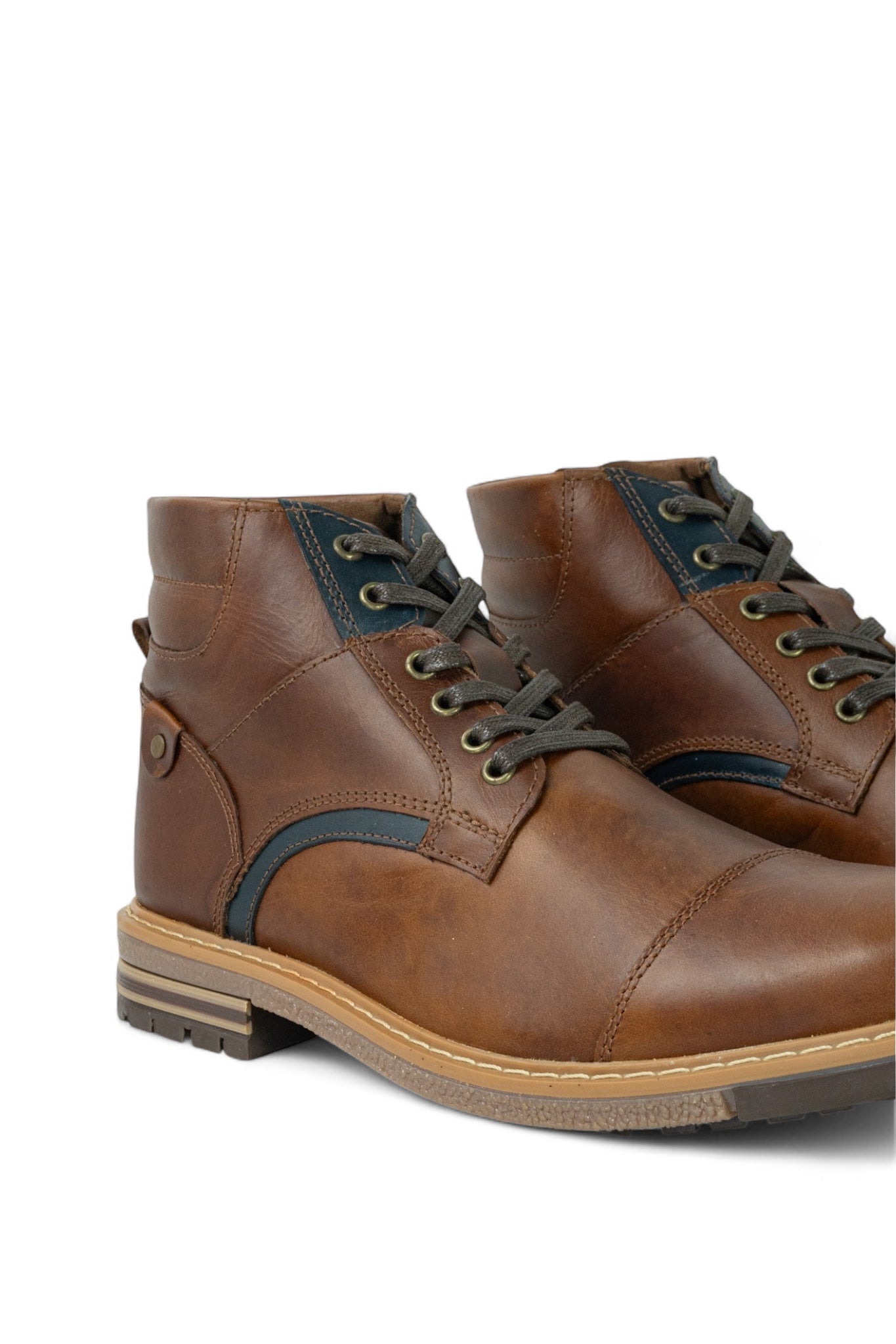 Botas Munich Miel X Azul