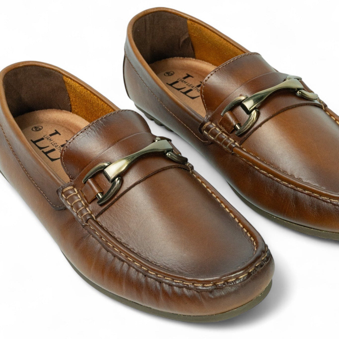 Mocasin Boston - Miel Aerografiado