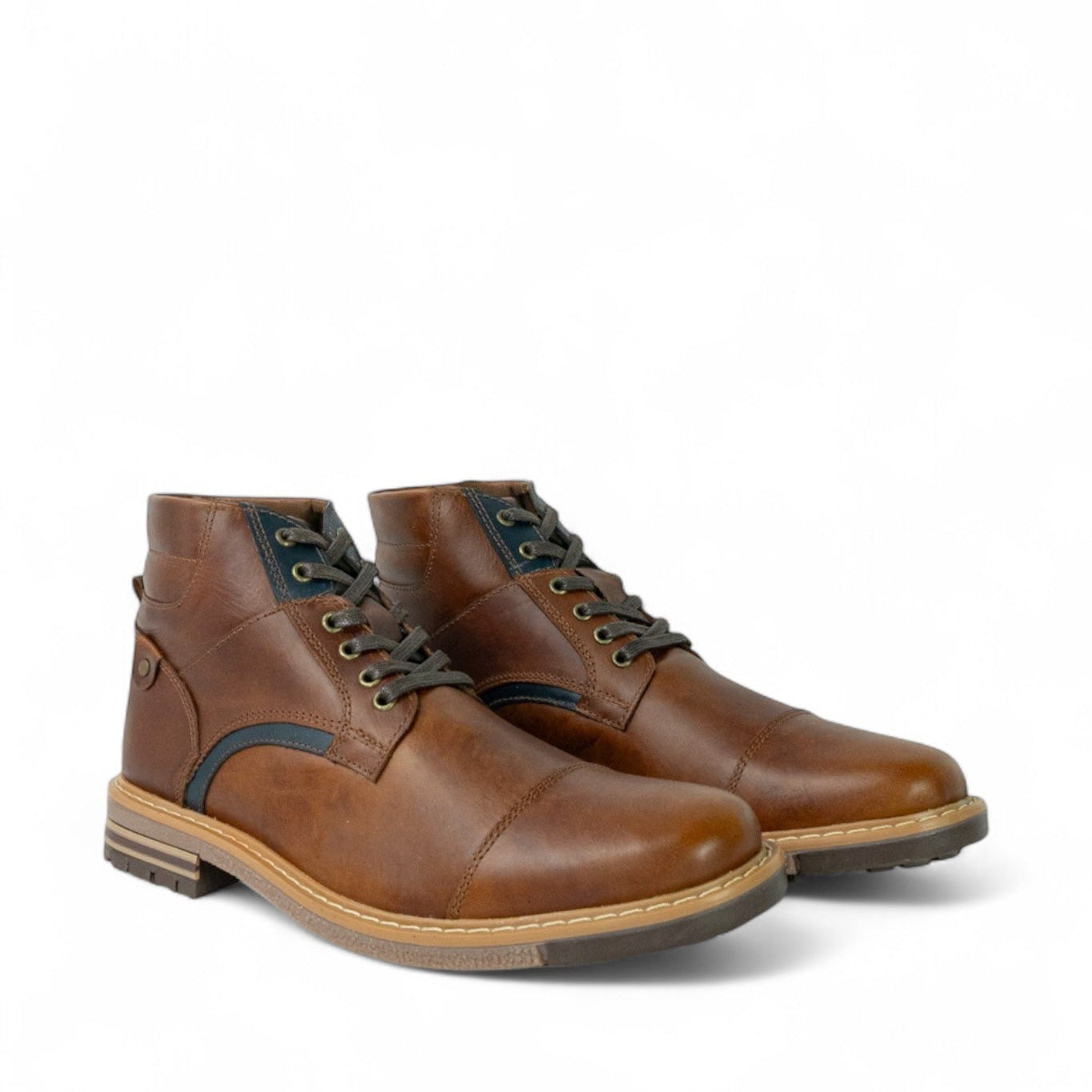 Botas Munich Miel X Azul