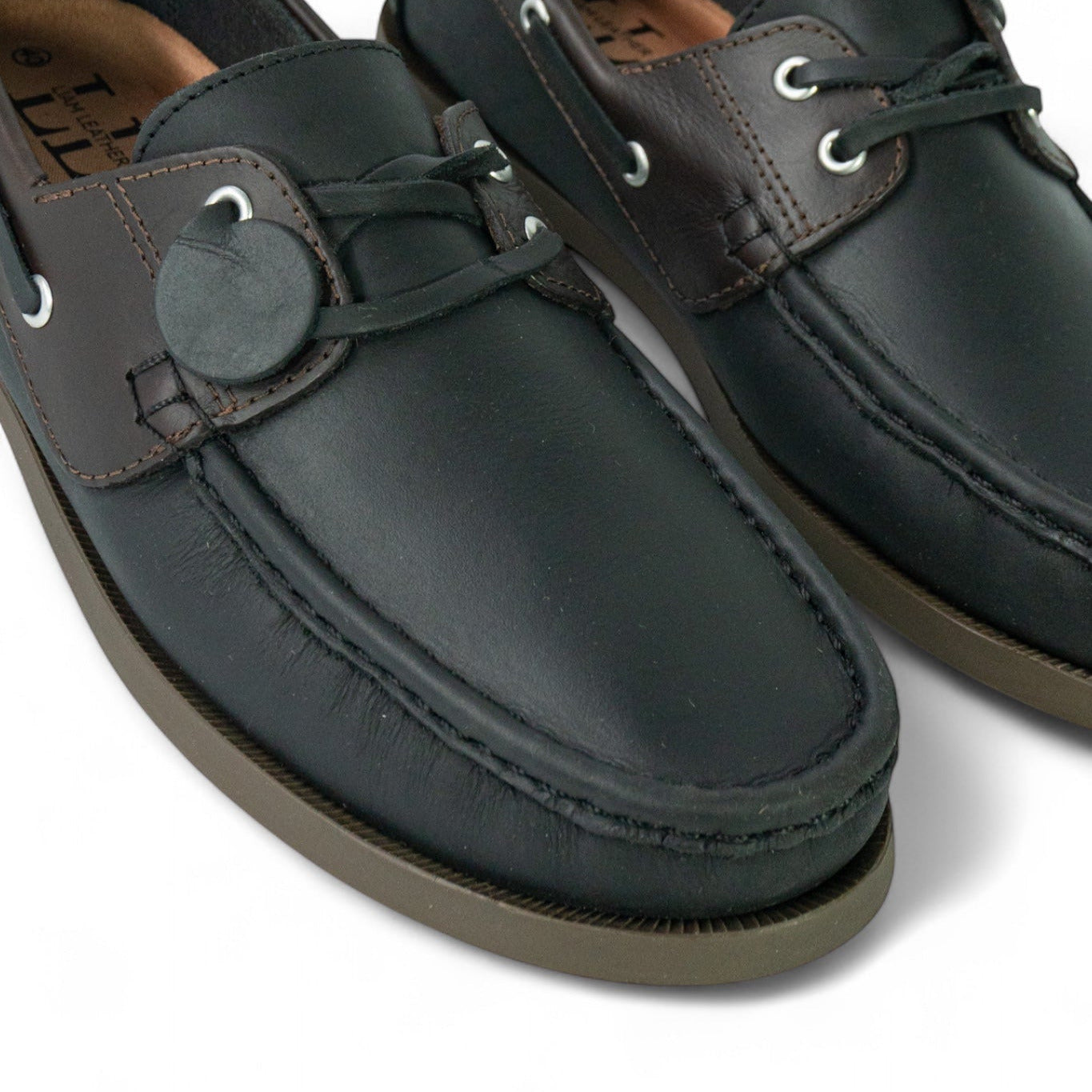Mocasin Apache Combinado - Negro Cafe