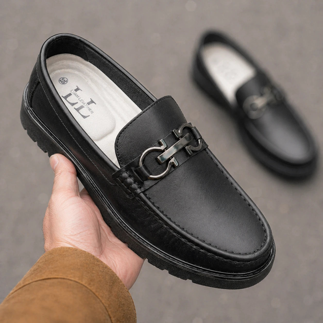 Mocasin Monaco - Negro