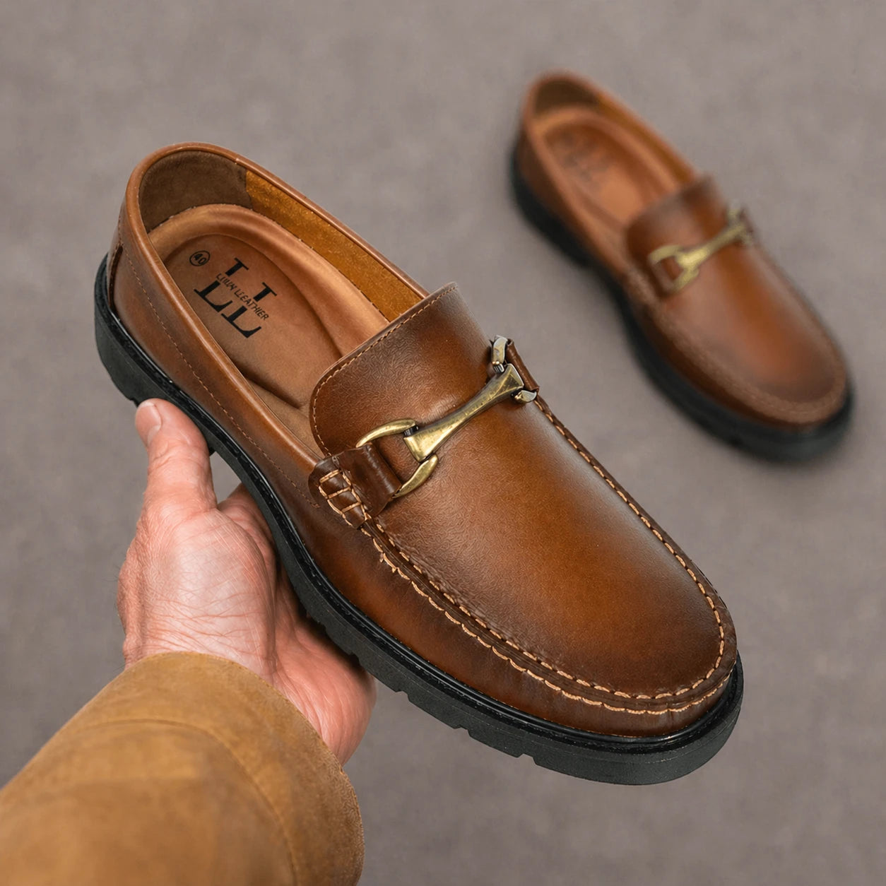 Mocasin Monaco - Miel Aerógrafo