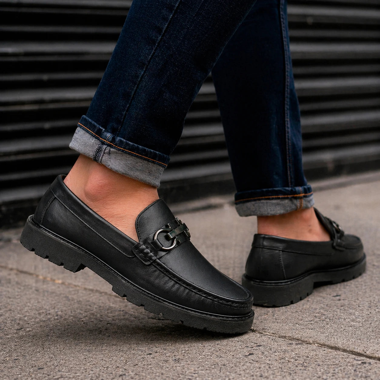 Mocasin Monaco - Negro