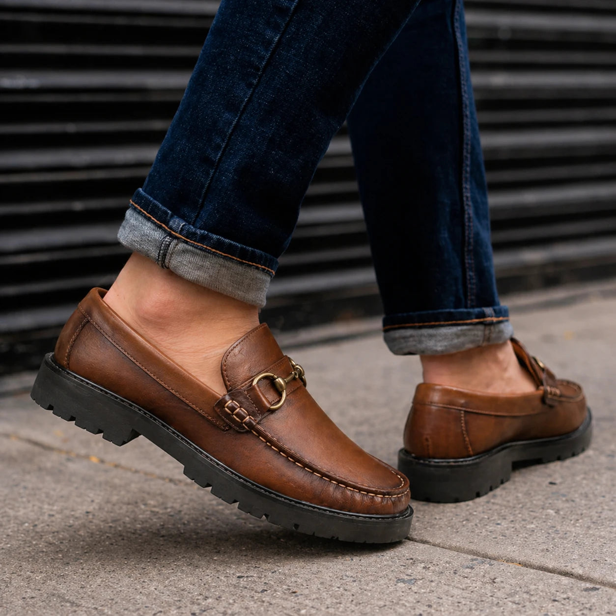 Mocasin Monaco - Miel Aerógrafo